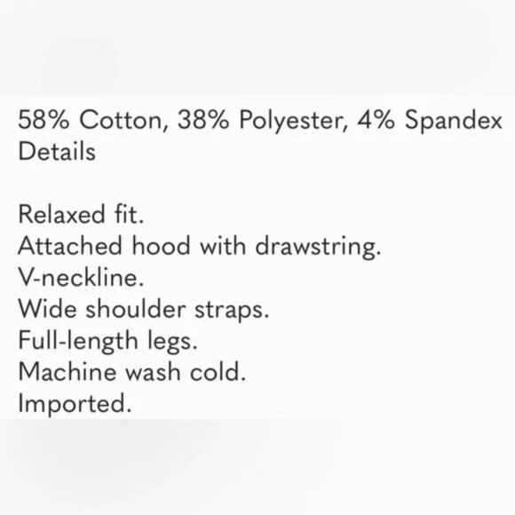 Free People Movement Nothing But Sweats Pastel Blue Hoodie Jumpsuit - Picture 6 of 11